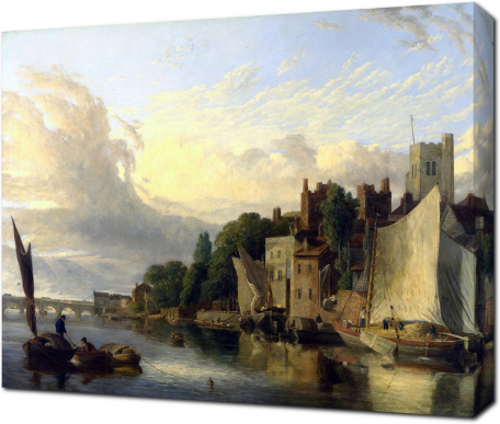 Джеймс Старк — Ламбет с реки смотрит в сторону Вестминстерского моста