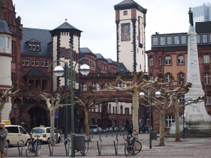 Старые улочки города Франкфурт-на-Майне