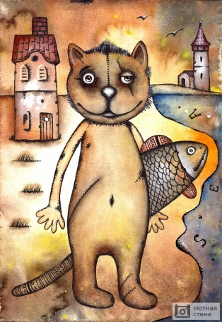 Иллюстрация кошки