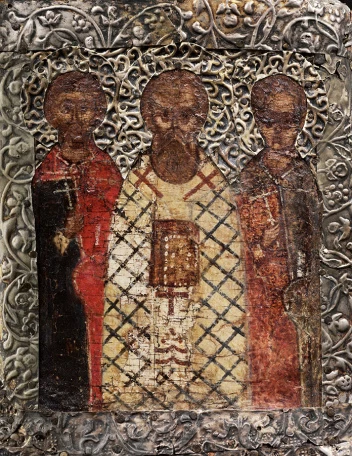 Св. Николай Чудотворец с мучениками, ок.1580 г.