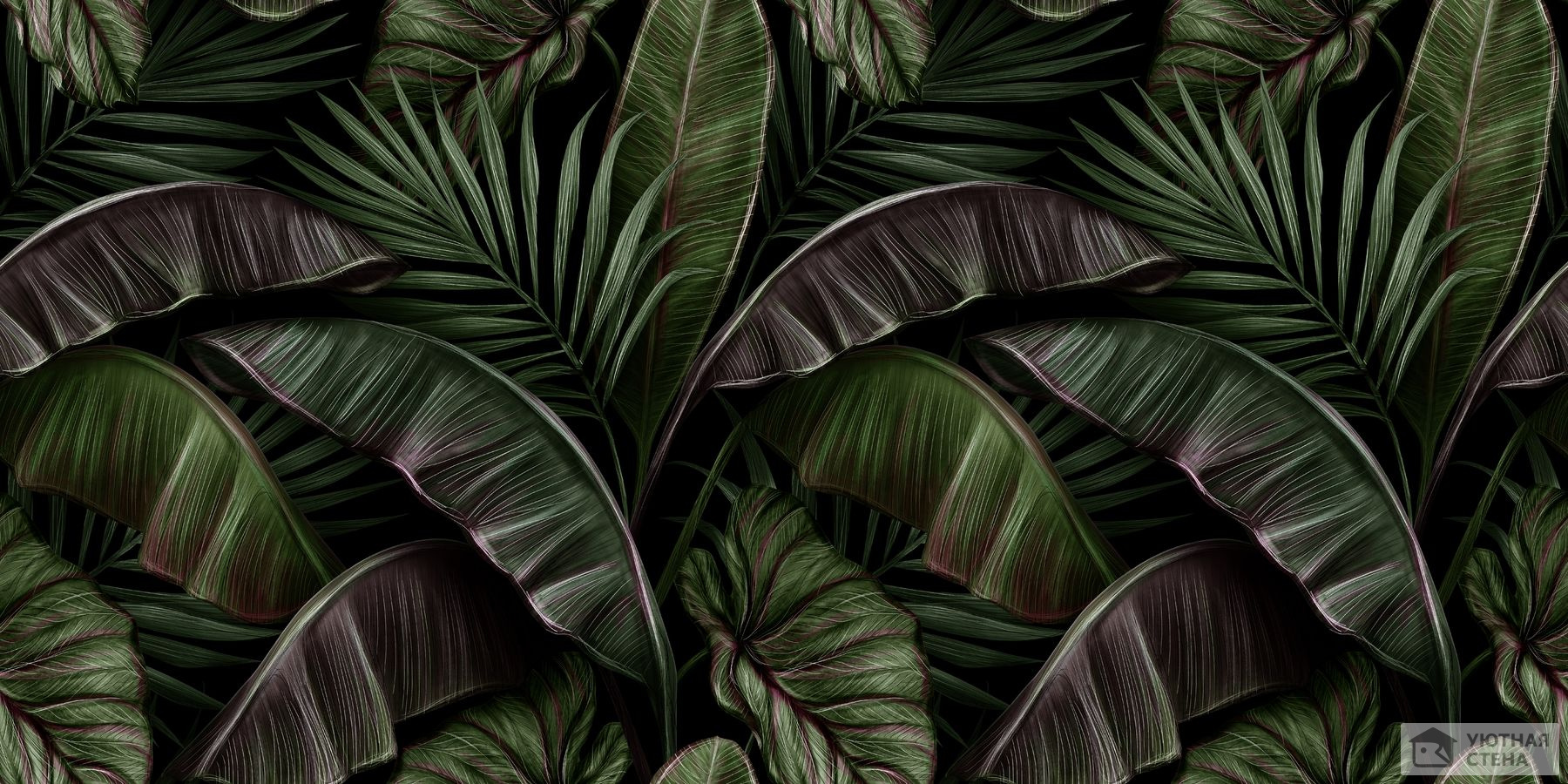 Бесподобные листья тропических растений