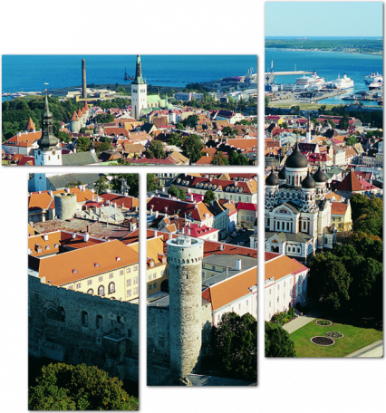 Вид на Таллин. Эстония