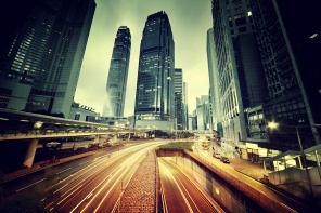 Ночной трафик Гонконга