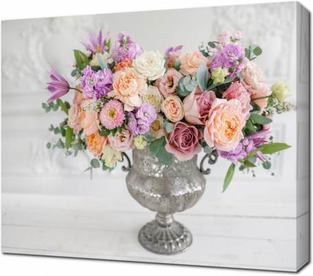 Картины на холсте Цветы в вазе купить в интернет-магазине