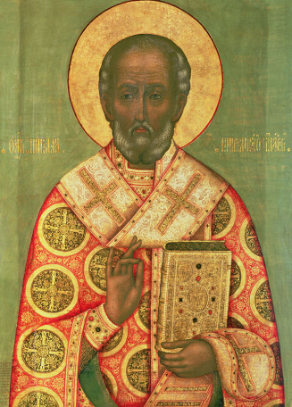 Св. Николай Чудотворец, икона XVI в.