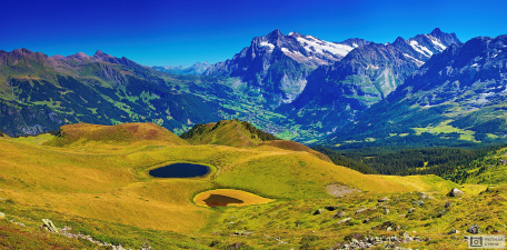 Летние швейцарские Альпы.