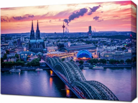 Потрясающая панорама Кельна