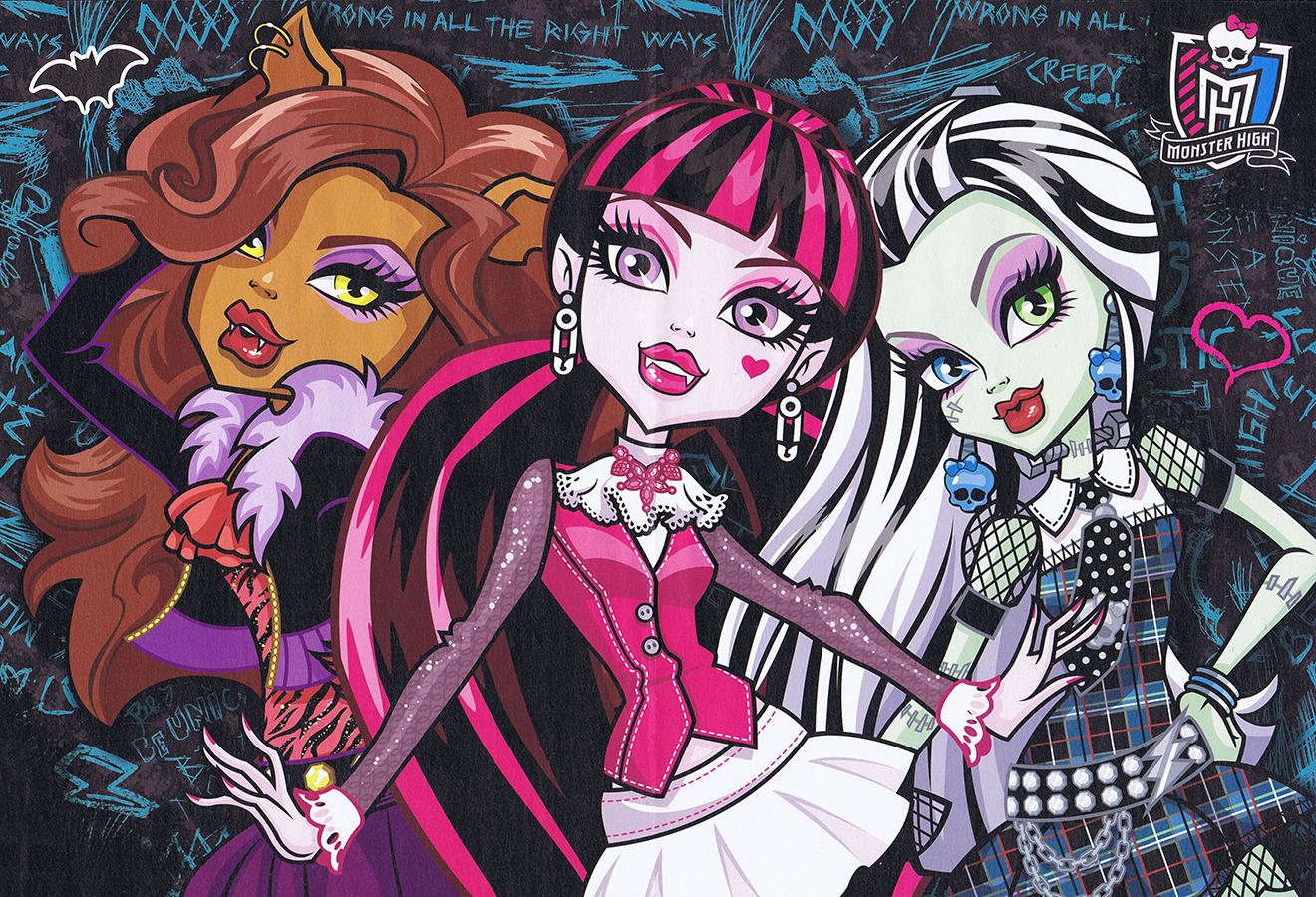 Песочные картины Monster High