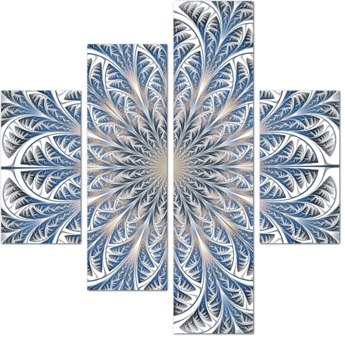 Симметрия фрактального цветка