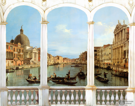 Балкон с видом на классическую Венецию