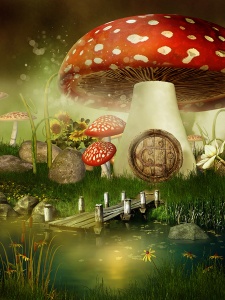 Сказочный грибной дом