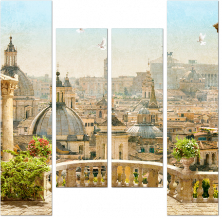 Терраса с видом на Рим