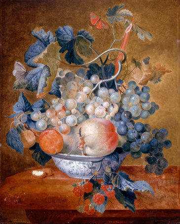 Франсина Маргарета Ван Гюйсум — Дельфтская ваза с фруктами