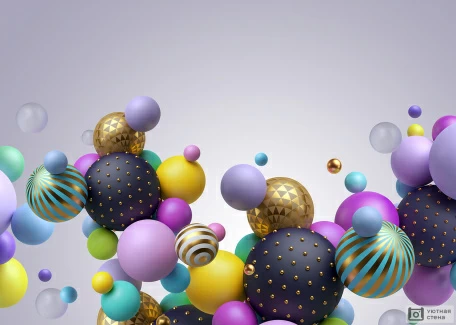 3D Разноцветные шары