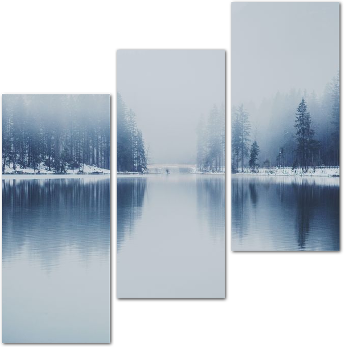 Тишина зимнего озера