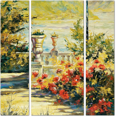 Картина с изображением террасы у моря