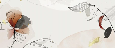 Невесомый абстрактный фон с растительным мотивом