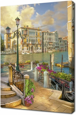 Набережная Венеции на закате