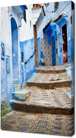 Лестница на улочках Марокко