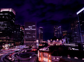 Фиолетовые сумерки мегаполиса