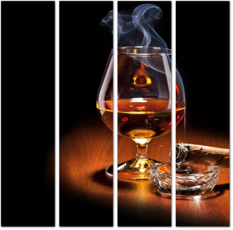 Виски и дым от сигары