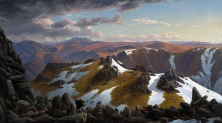 Ойген фон Герард — Северо-восточный вид с северной вершины горы Костюшко