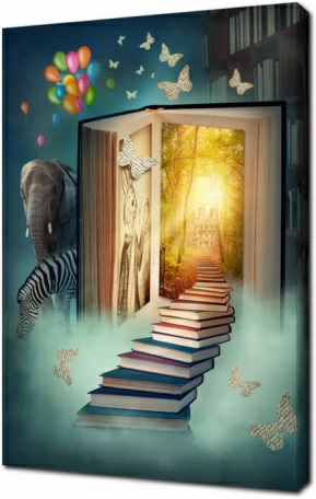 Дверь в сказку из книги