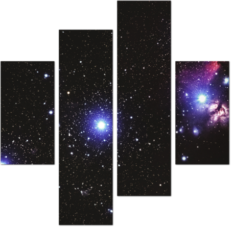 Туманность Лагуна в телескоп