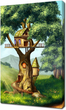 Сказочный домик на дереве