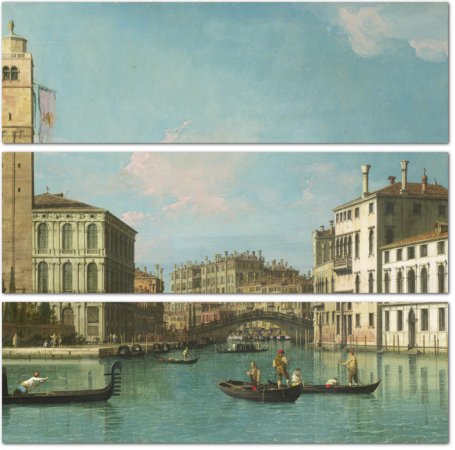 Вид на канал старой Венеции