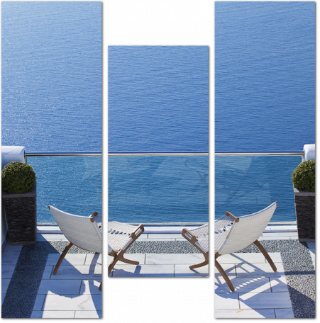 Вид с балкона на Эгейское море