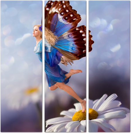 Фея с крыльями бабочки