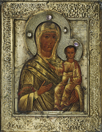 Икона Божьей Матери, конец 16 века