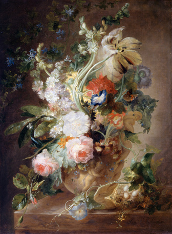 Ян ван Гюйсум — Ваза с цветком