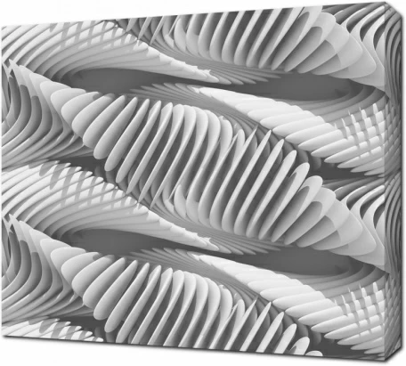 Белая абстракция 3D