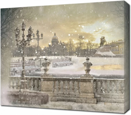 Зимний вечер в Петербурге