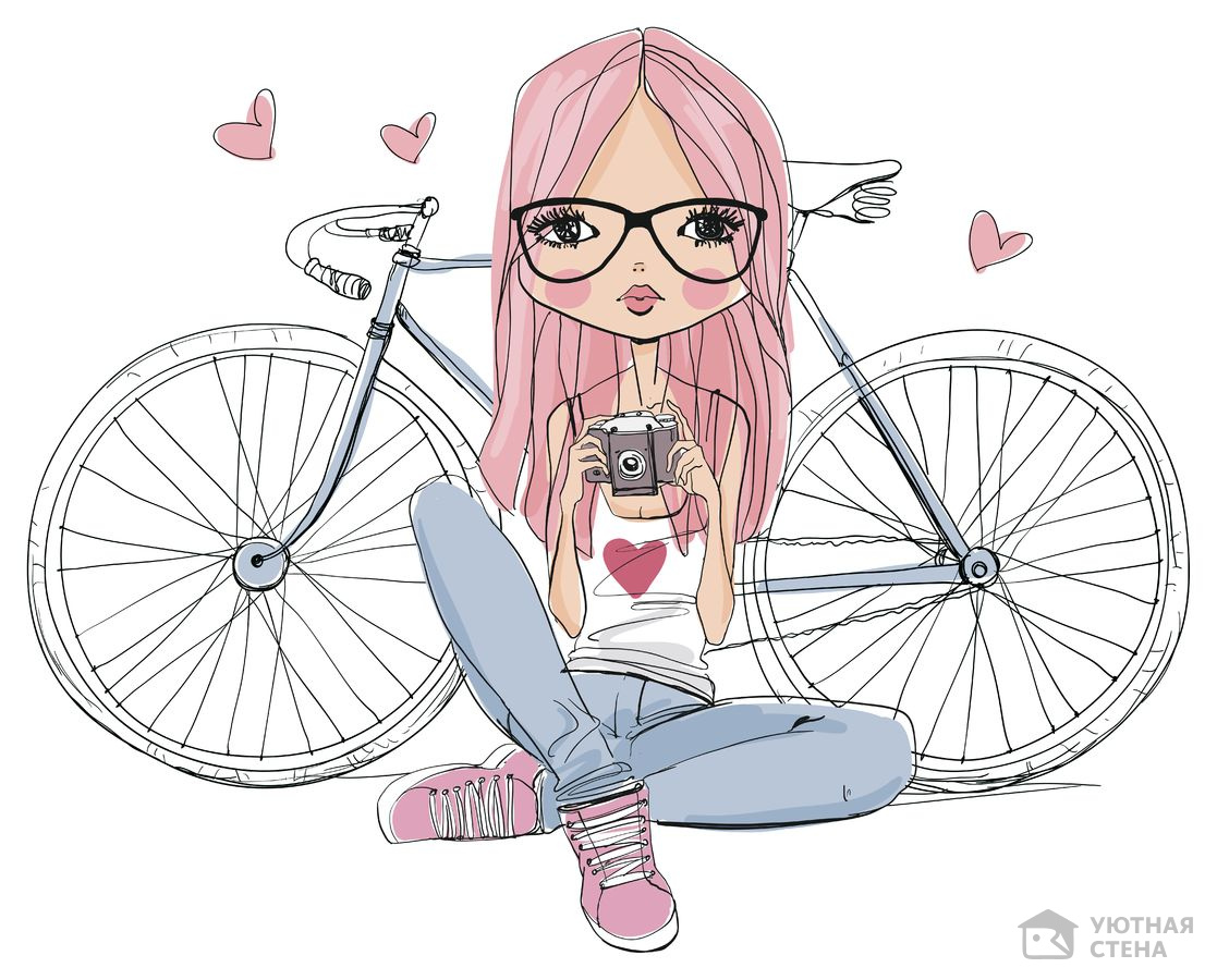 Девочка с велосипедом