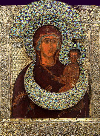 Икона Б.М. Смоленская, ок.1500 г.