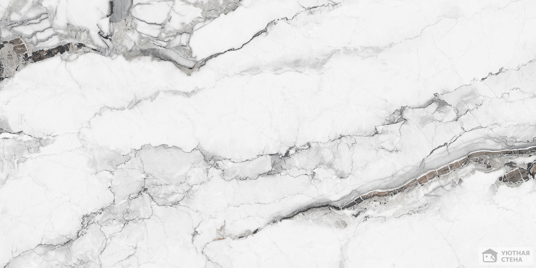Фотообои "Текстура роскошного белого мрамора" - Арт. 901575