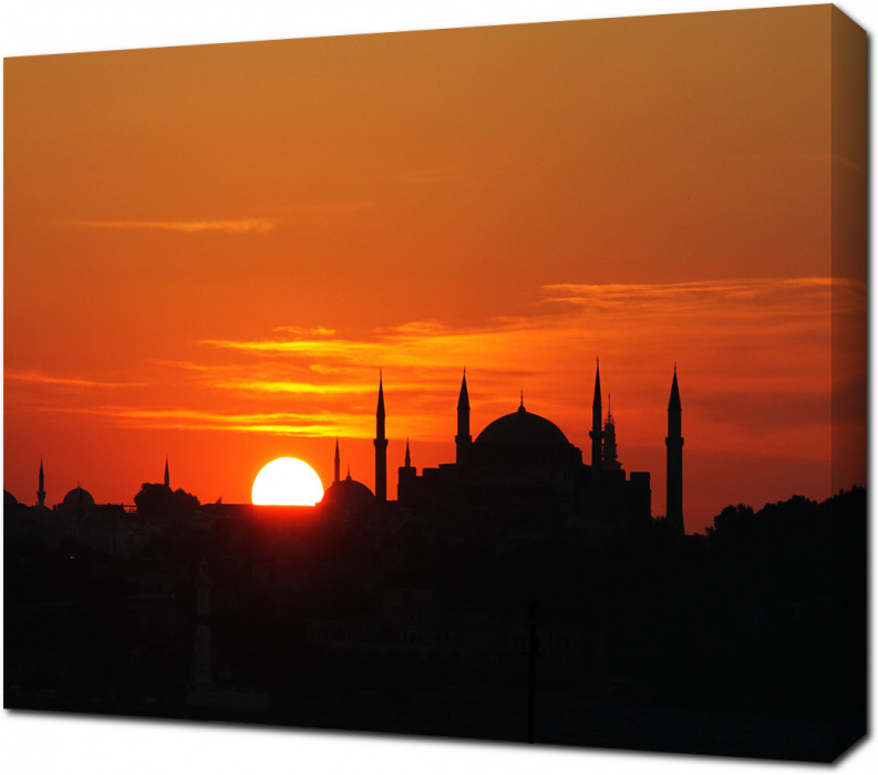 Закат в Стамбуле. Турция