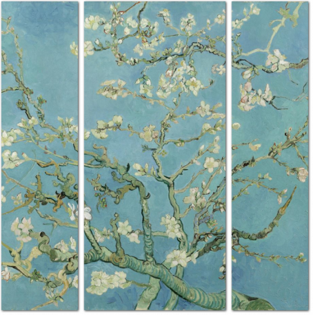 Ван Гог. Цветущие ветки миндаля