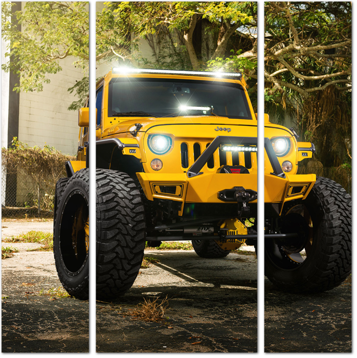 Jeep Wrangler HydraSports желтый