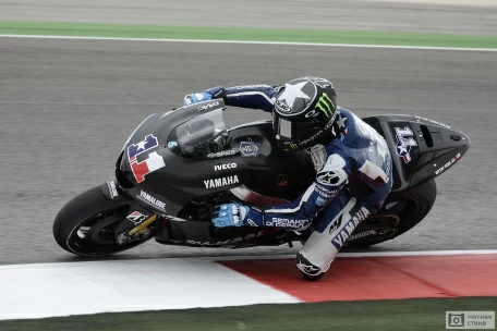 Мотоцикл Yamaha в гонках