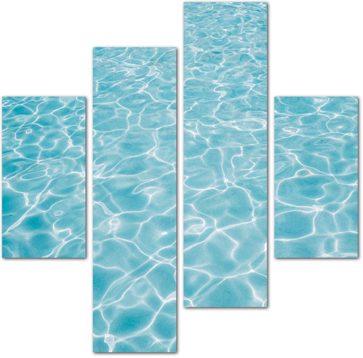 Блики воды в бассейне