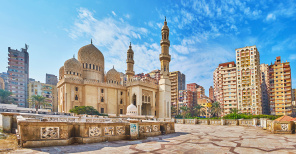 Площадь у мечети Абу Эль-Аббаса в Египте