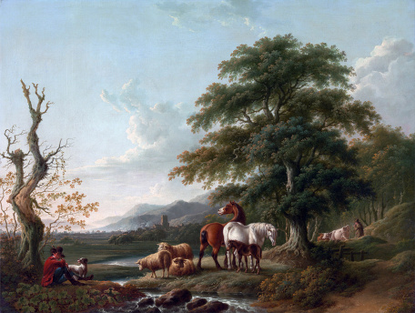 Чарльз Таун — Пейзаж с пастухом