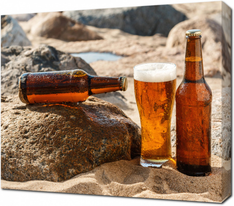 Пиво на каменном берегу