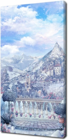 Снежная терраса