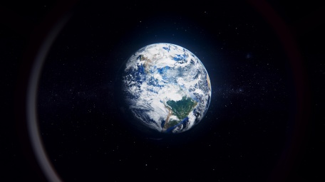 Земля из далекого космоса
