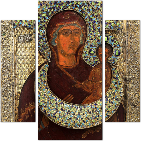Икона Б.М. Смоленская, ок.1500 г.